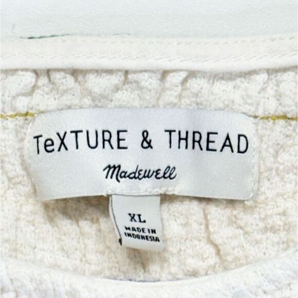 Madewell Texture & Thread Tank Top Rainbow Stripe Sleeveless Casual Size XL - Picture 6 of 7